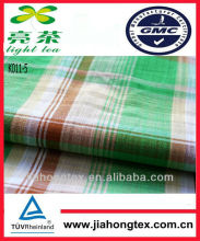 cotton bamboo fabric yarn dyed checked