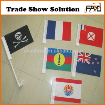 Polyester Pongee Hand Flag