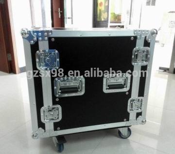 professional single layer 12U amplifier flight case