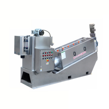 Small filter press sludge dewatering screw filter press