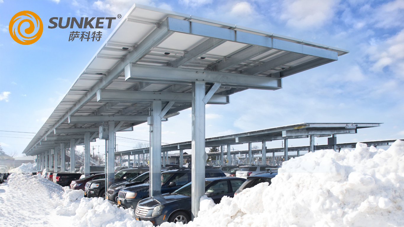 solar carport T single row