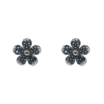 925 Silver Flower Earrings