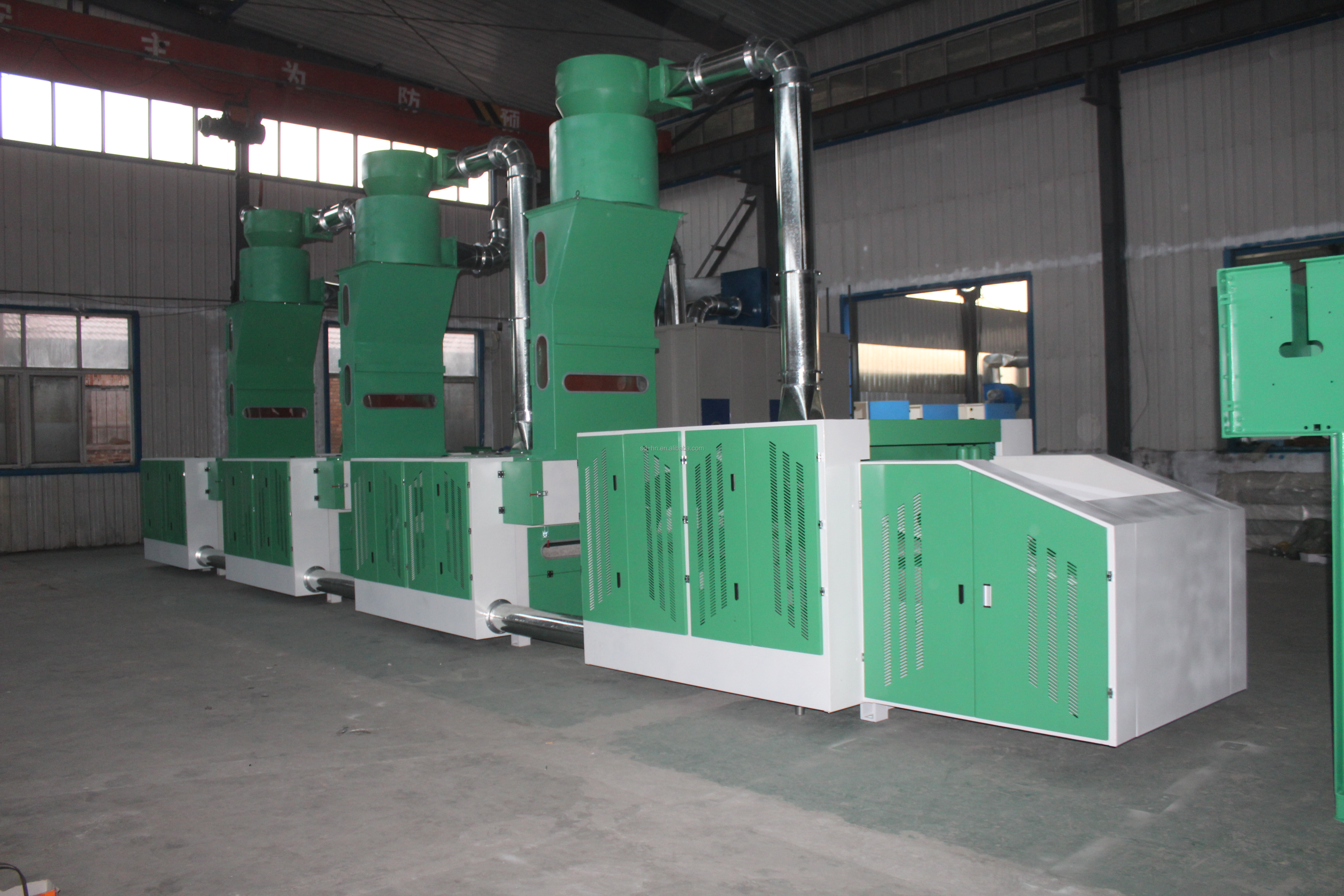 High Capacity Textile Fabric Waste Recycling Machine