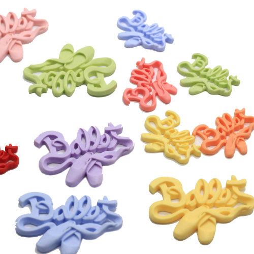 Fashion Colorful Shoes Resin Flat Back Letter Charms Scrapbook DIY Jewelry Making Supplies