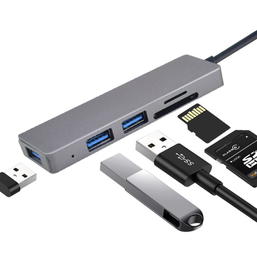 TYPE C-HDMI SD TF USB3.0アダプター