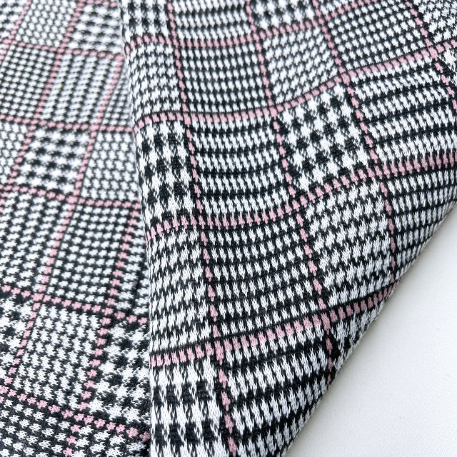  tartan knitting fabrics