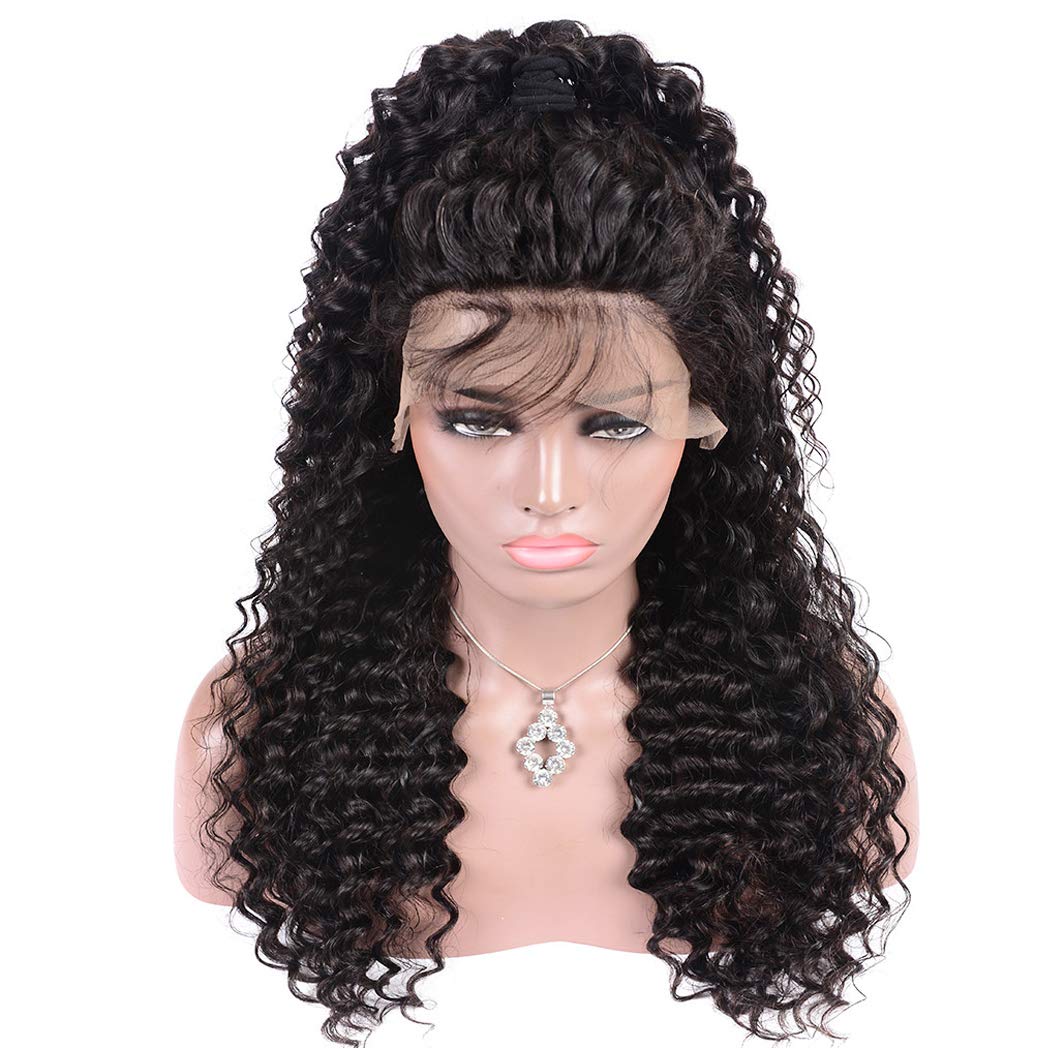 13*4 Lace Front Wigs Human Hair Pre Plucked Frontal Wig for Woman Brazilian Deep Wave Human Hair Wigs with Baby Hair