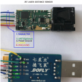 Sensores de distância a laser de fluxo UART de 20 m com campainha