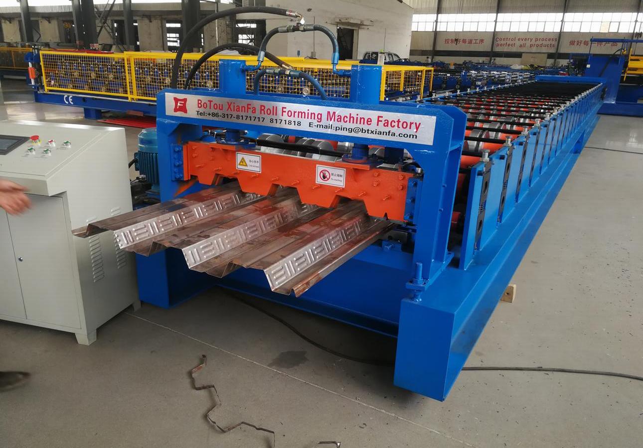 Trapezoidal Floor Deck Roll Forming Machine