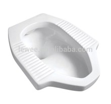 Ceramic wc squatting pan using in bathroom