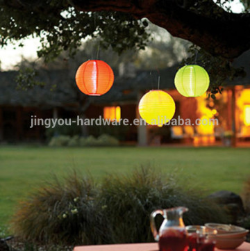 round led light rechargeable solar garden lantern