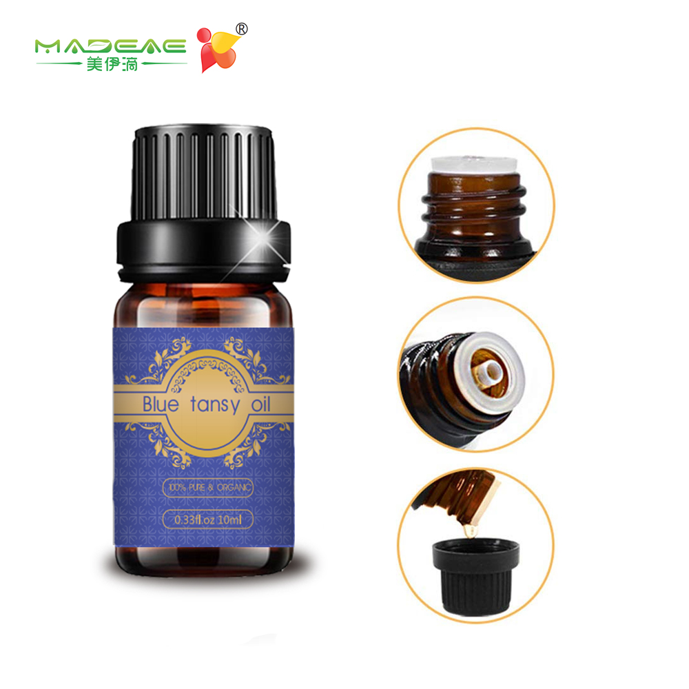 100%minyak esensial tansy biru organik murni untuk kulit