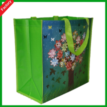 Wholesale customized recycled Pp woven bag / pp woven shopping bag / packaging pp woven bag with handle