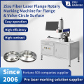 Zixu MOPA Fiber Laser Flange Rotary Marking Machine for Flange & Valve Circle Surface