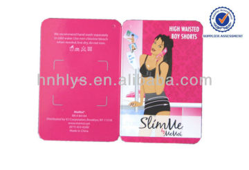 Custom Underware Paper Hangtag