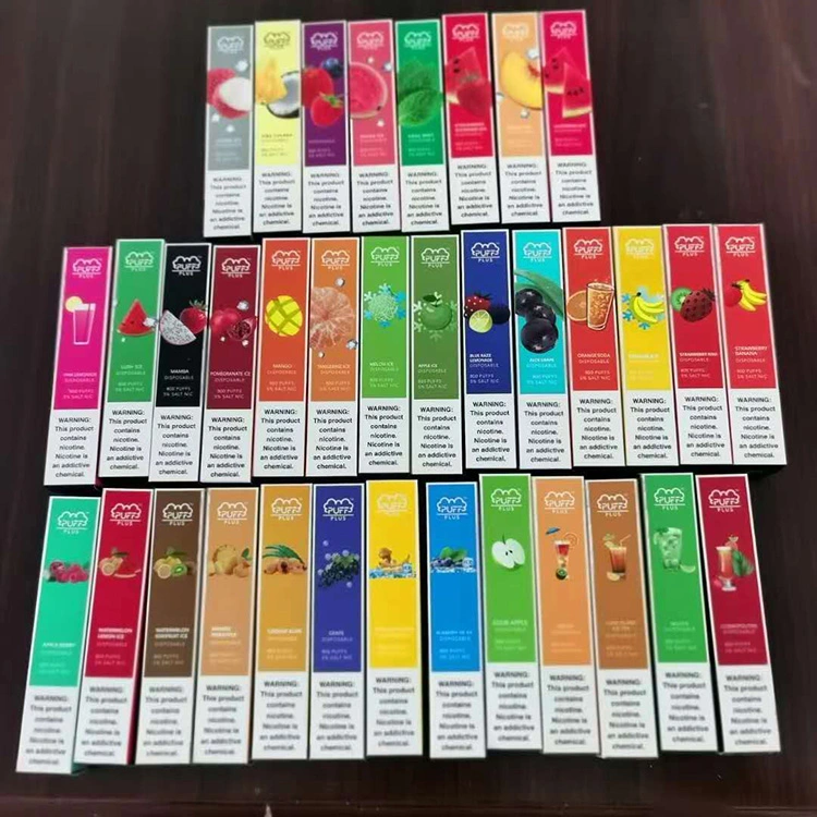 Ready for Ship Popular Puff Bar Plus 550mAh 3.2ml Disposable Puff Plus Electronic Cigarette