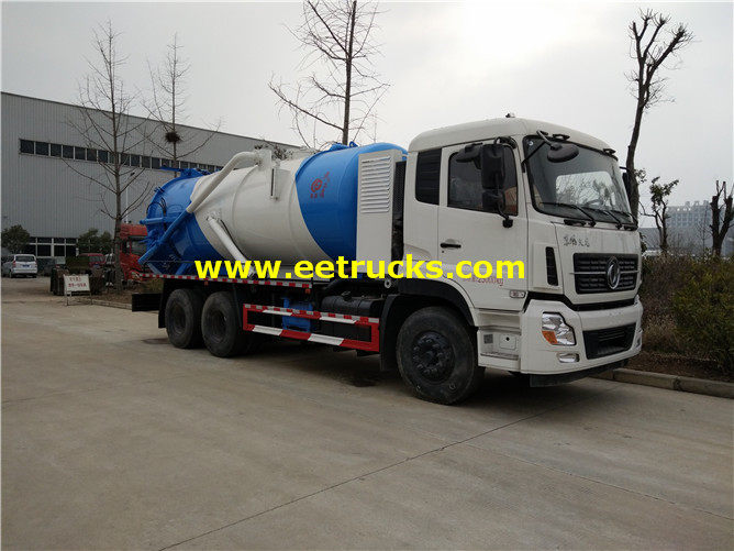 6x4 Vacuum Septic Tank Trucks