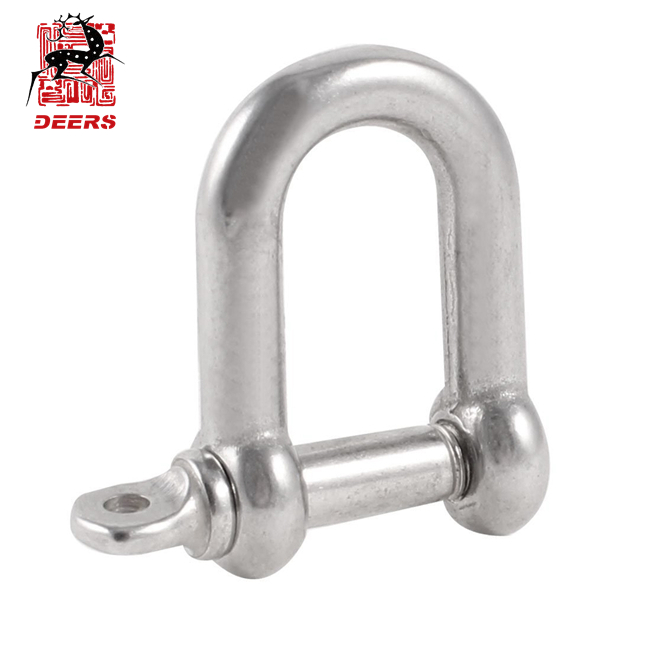 US type Bolt Anchor Galvanized stainless steel  D U Shaped adjustable bow load shackle