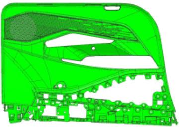 Door Panel part injection mould