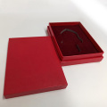 Wholesale Red Leatherette Paper Box with Foam