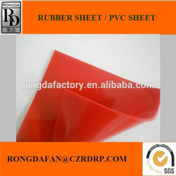 Red Silicon Rubber Sheet