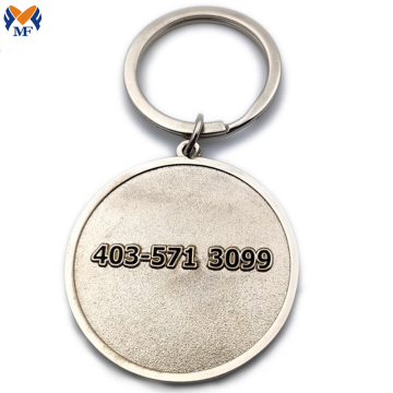 Promotional gift Metal Custom T Shirt Keychain