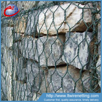 anping pvc coated gabion stone basket / gabion netting