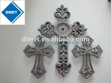 Metal decoration wall crosses