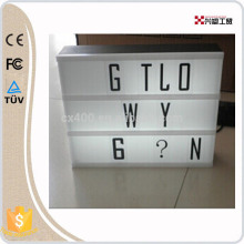letter display decorative light boxes