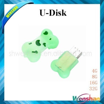 Dog Tag USB, Bone Shape Flash Drive OEM