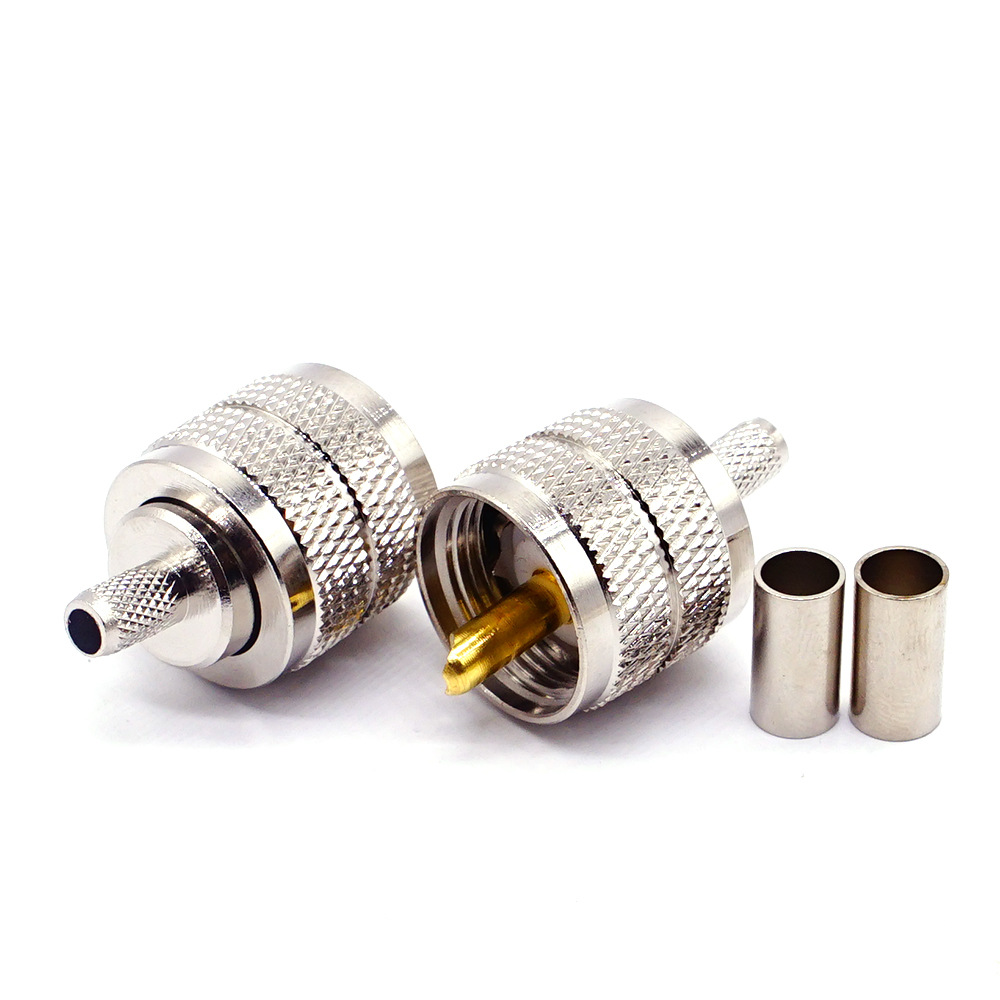 RG 58 Low Loss UHF PL-259  LMR 195 RG142 Male to Male ham Radio Cable