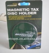 Rubber magnetic tax disc holder