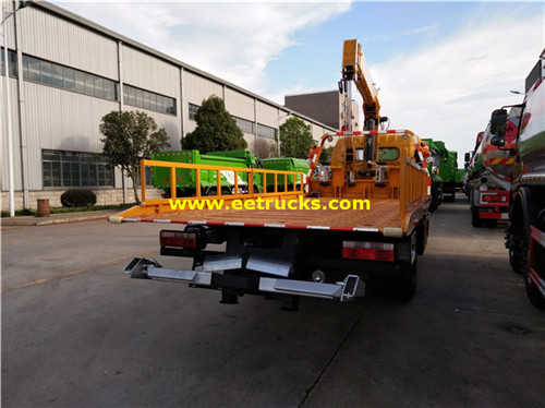 DongFeng 4t Tow Trucks sun yi murkushe cranes