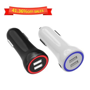 24 W 4.8A Çift USB Araç Şarj Cihazı Çakmak