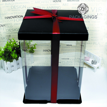 Plastic Bake Cake Packaging Box Gift Boxes