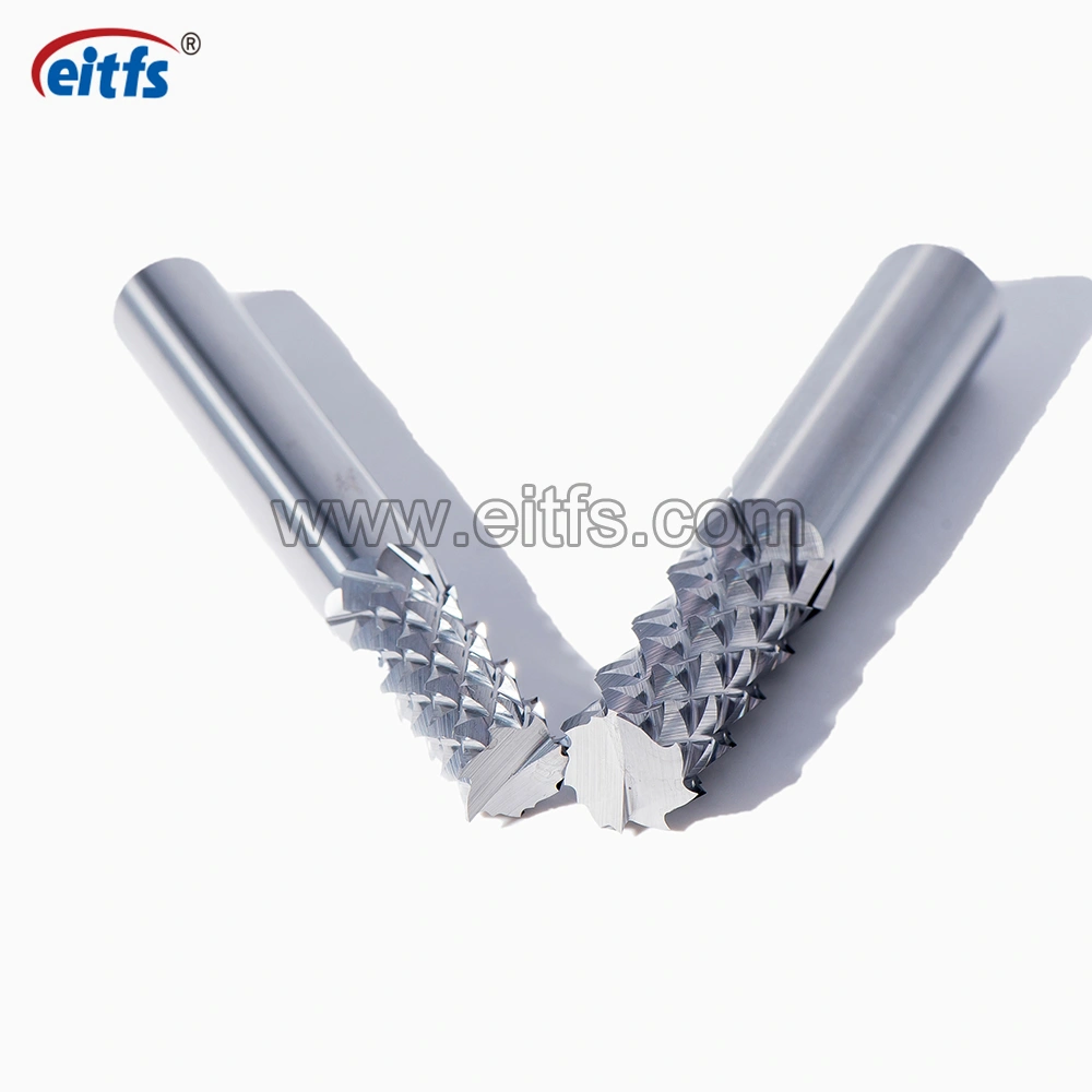 High Quality Solid Carbide Corn Teeth End Mill in Milling Cutter for Carbon Fiber