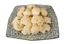18 Months Shelf Life IQF Frozen Cauliflower Florets , Healt