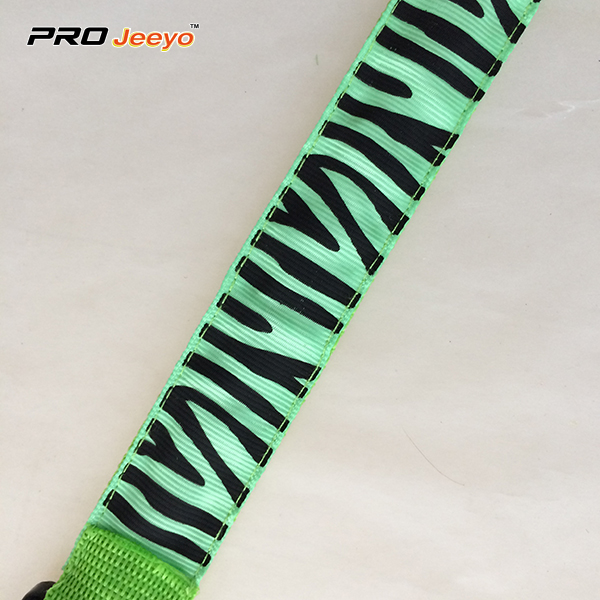 Reflective Green Zebra Print Webbing Armband Wb Mbw005