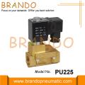 24VDC Pirinç Solenoid Valf PU220A-06 PU220A-08 3/4 &#39;&#39; 1 &#39;&#39;