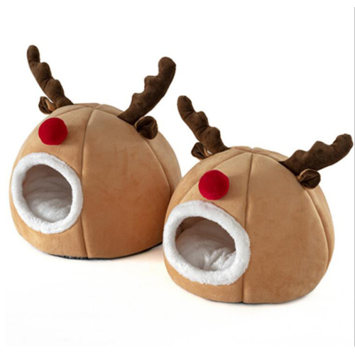 Creative Pet Nest Tent Christmas Reindeer Dog