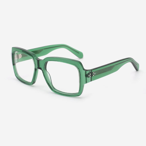 Classic Rectangle Acetate Men's Optical Frames 23A3196