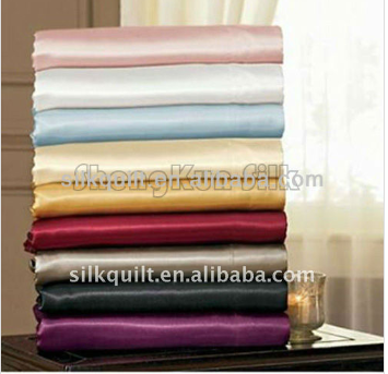 2015 June New 100% pure silk duvet covers /Charmeuse Silk Duvet Cover/silk quilt cover