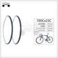 Non pneumatik lingkungan 700 23c fixie ban