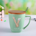 Funny Novelty Ceramic Mug with Spoon