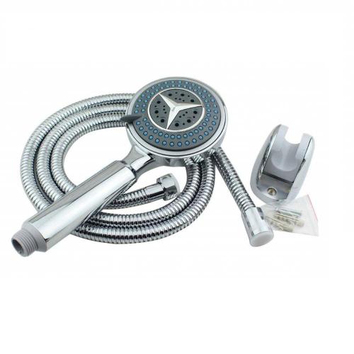 High pressure brushed nickle bathroom handheld shower set