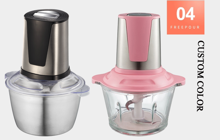 1.8L Glass Bowl Electric Food Chopper Argos