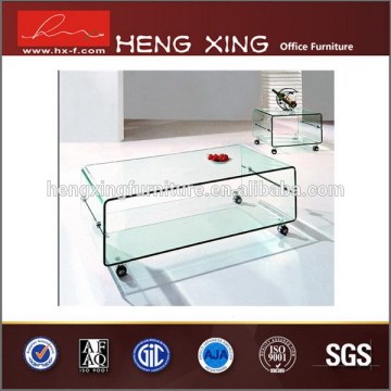 Modern glass living room victorian coffee table