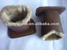 custom design leather reading glasses holder