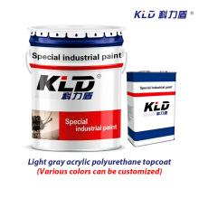 Light gray acrylic polyurethane topcoat