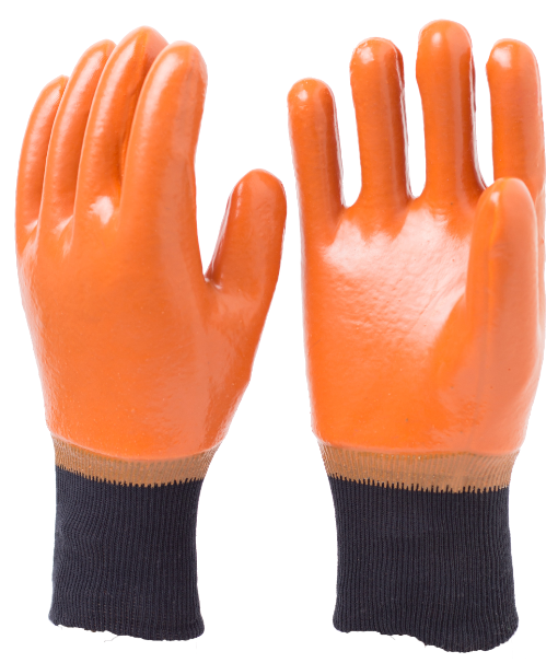 PVC Coated Gloves with knit wrist